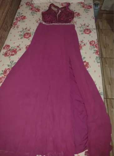 Vestido longo de festa