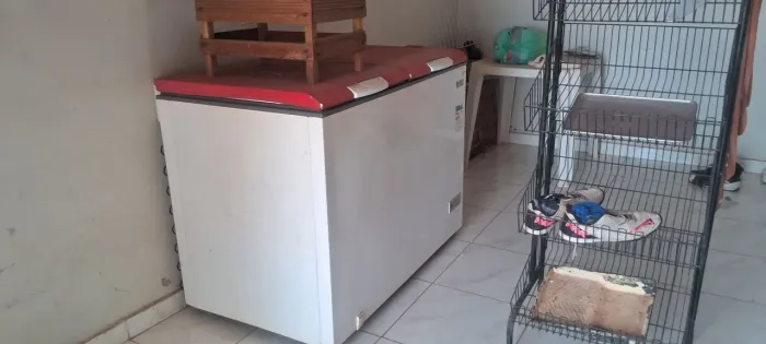 Vendo esta freeze,com duas tampas...