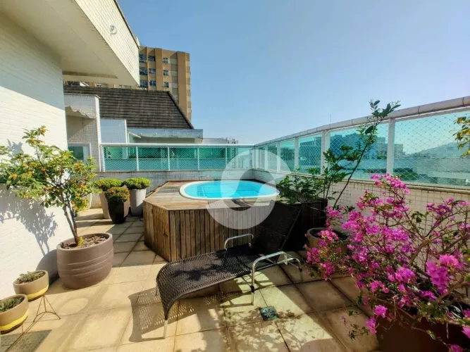 Cobertura com 4 dormitórios à venda, 267 m² por R$ 2.600.000,00 - Icaraí - Niterói/RJ