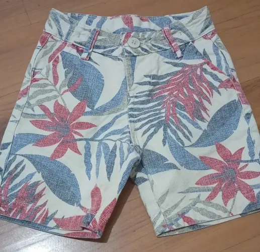 Short Infantil Estampado Floral