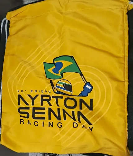 Sacola Ayrton Senna Racing Day - Acessório para Academia