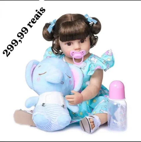 Boneca Reborn Bebê Realista - aceito cartão