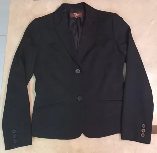 Desapego Blazer Preto Luigi Bertolli tam 38