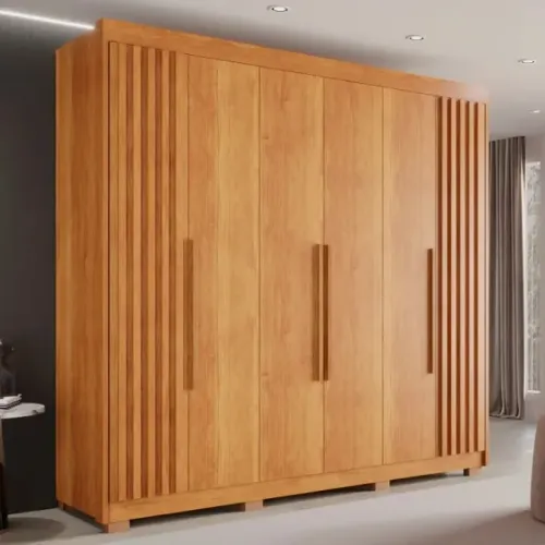 Guarda Roupa 6 Portas 6 Gavetas 100% MDF Ripado Novo Fazemos Entrega