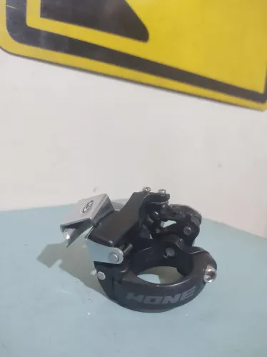 Câmbio Dianteiro Shimano Hone 3v abraçadeira baixa 34.9mm Dualpull 