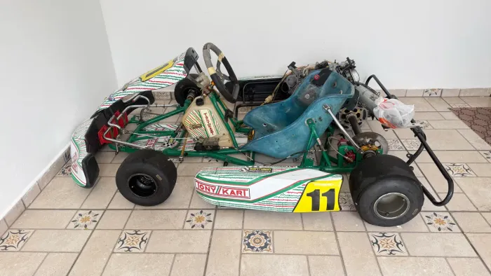 Kart Tony Kart + Motor GX390 preparado - pronto para pista!