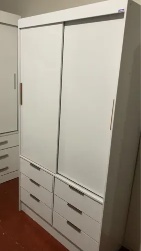 Guarda roupa solteiro 6 gavetas