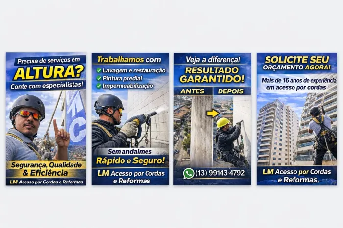 LM Acesso Por Cordas e Reformas 