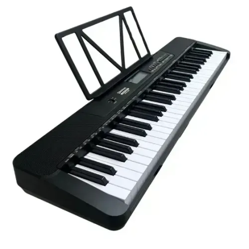 Teclado 5 oitavas 61 teclas Waldman WTS-300 BK Preto - DIA DAS CRIANÇAS