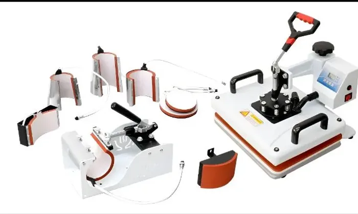Prensa térmica Sublimação 8 em 1 Vevor 38x288