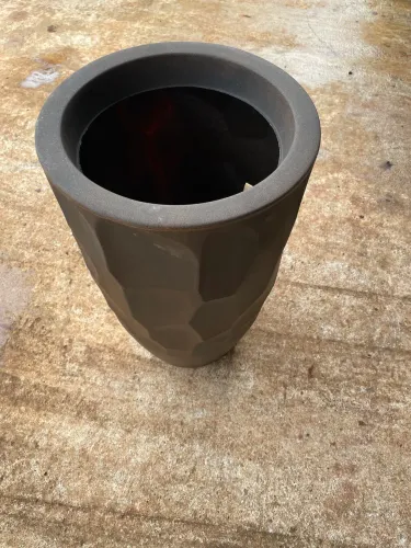 Vaso Luna cônico 52 café