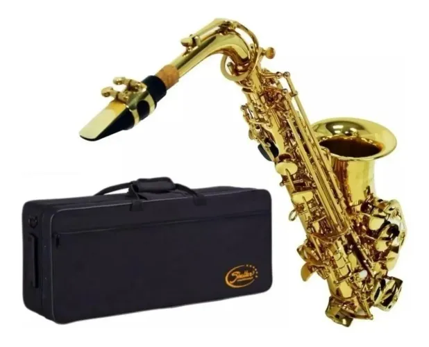Sax Alto Shelter Mib Sft6430l Laqueado com Estojo e Acessórios