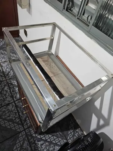 2x rig de mineração de placa de vídeo de alumínio