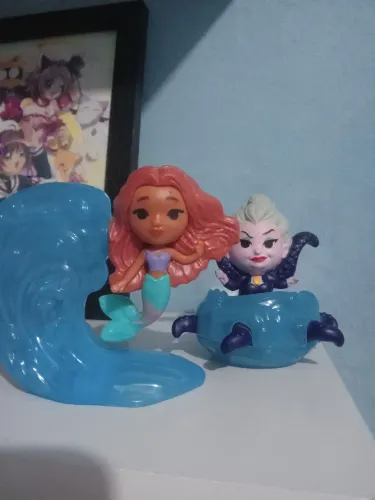 A pequena sereia - Ariel e Ursula - Bonecos McDonald's