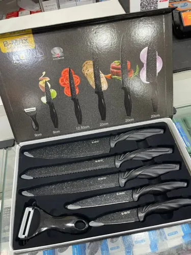 Jogo de Facas B-MAX com 6 Peças Antiaderentes