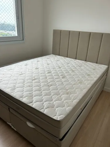? Cama Box Casal Baú + Colchão - Direto da Fábrica