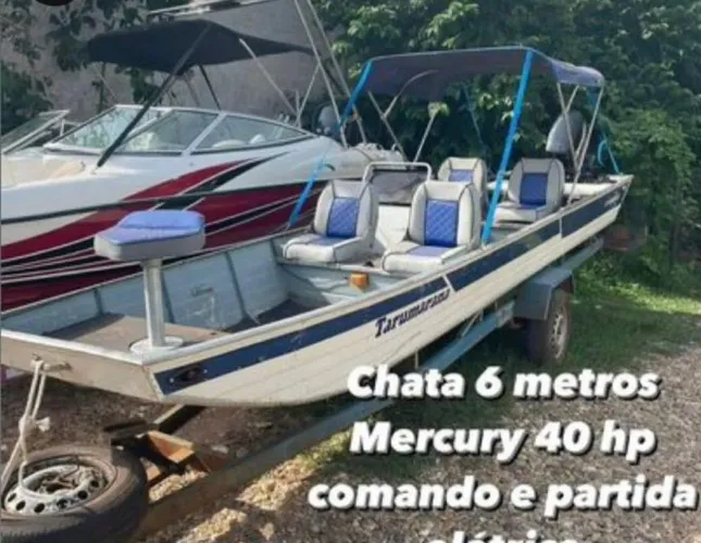 Barco 6 metros motor 40hp
