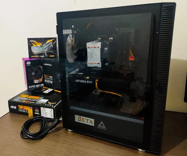 PC GAMER: RTX 3060, RYZEN 5 5600, 2X8 GB DE MEMÓRIA RAM, USADO