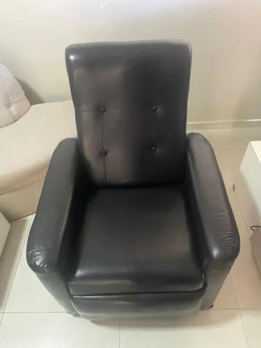 Poltrona do Papai Reclinável Preta