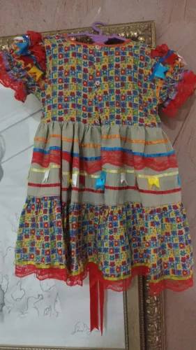 Vestido Festa Junina Infantil