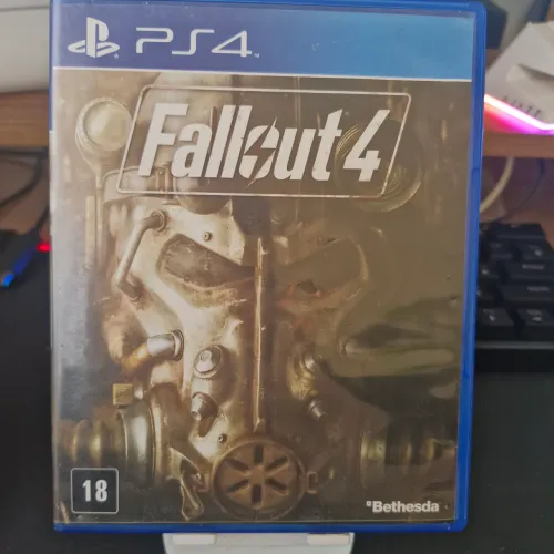 Fallout 4 com poster  PS4