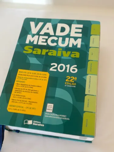 Vade Mecum Saraiva 2016 22ª edição 