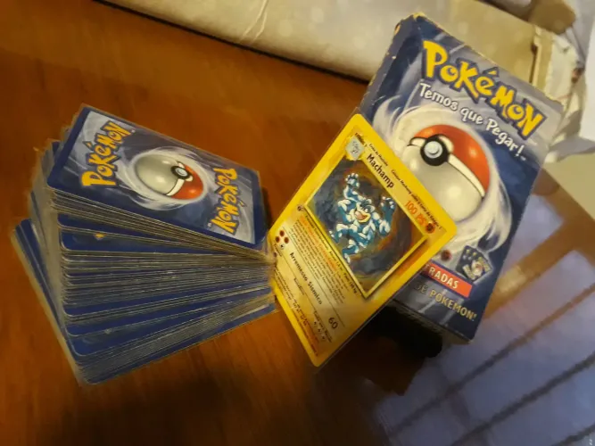 Pokémon Cartas TCG Deck Inicial Original 1999 Base Set com Caixa