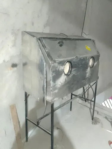 Cabine jateamento jato areia 