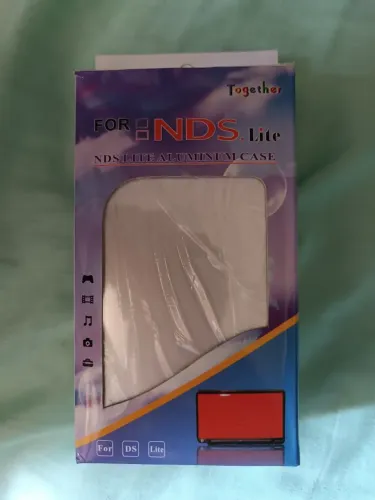 Capa de alumínio prata para Nintendo DS Lite  Nova LACRADA