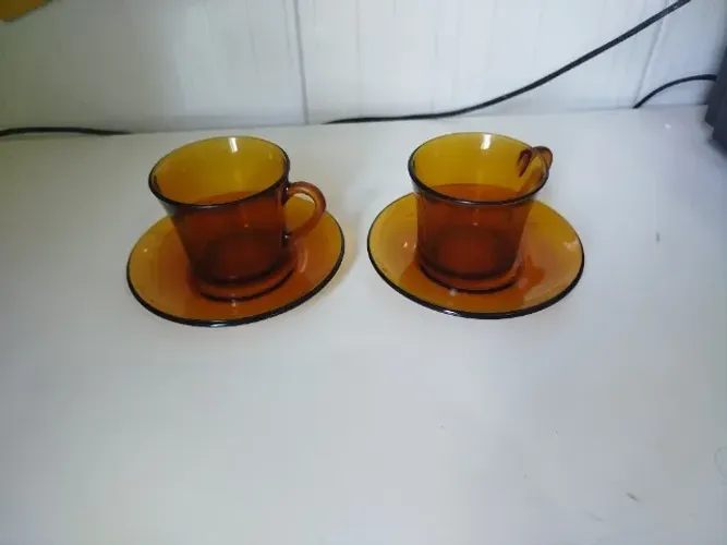 Conjunto Pires Com Xícara Duralex