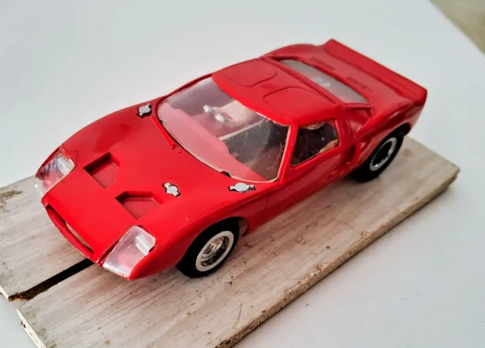 Carro de autorama estrela ford gt 40 década de 60