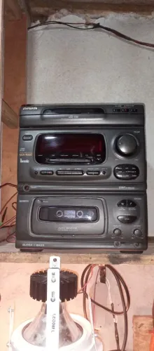 Aiwa, modelo NSX-4000 funcionando perfeitamente cd e tape sem teste