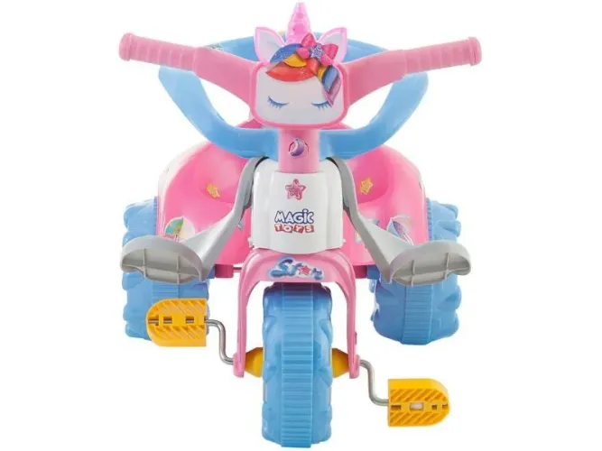 lindo Triciclo Infantil Tico-Tico Uni Star Unicórnios da Magic Toys