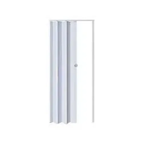 Porta Sanfonada de PVC Branca - Nova!