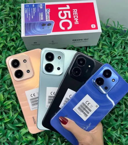 Celular Redmi 15C 256Gb+08Gb Ram Novo Global Entrega Grátis Capa Película 