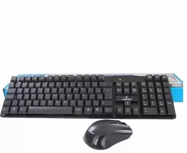 KIT TECLADO + MOUSE SEM FIO LEHMOX LEY-176