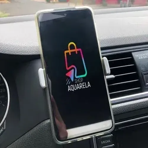Suporte para smartphone para saída de ar condicionado