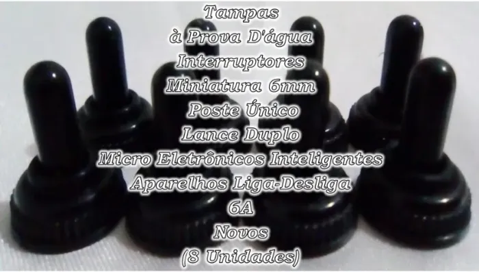 Tampas Protetoras de Borracha para Interruptores