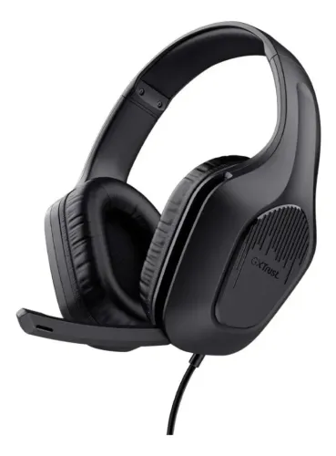 Headset Gamer GXT Trust Zirox Drivers 50mm, 244gr cabo 2m, PC XBOX PS4 Wii Notebook