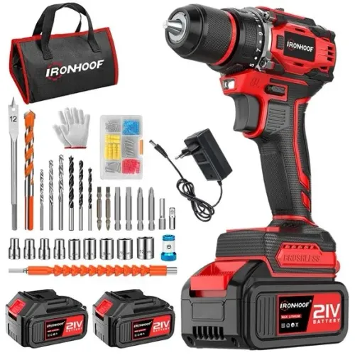 Furadeira Parafusadeira De Impacto A Baterias Brushless 21v