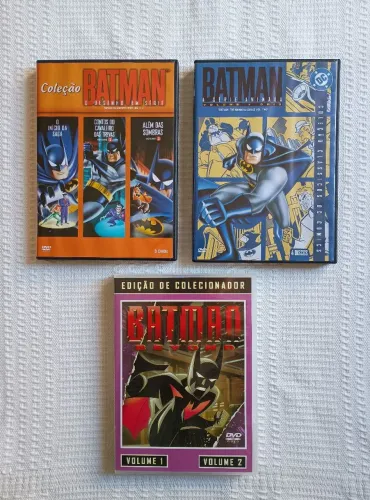 COLEÇÃO DVD: BATMAN A SÉRIE ANIMADA+ BATMAN DO FUTURO(80)EPISÓDIOS 