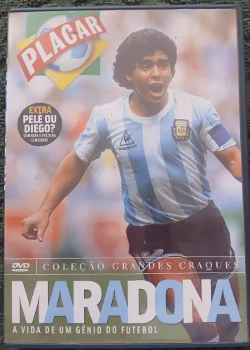 DVD Maradona - A Vida de um Gênio do Futebol - Grandes Craques Frete Gratis