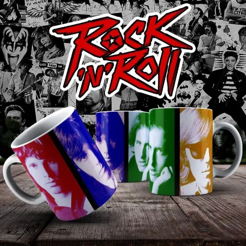 Canecas Rock and Roll - Para os amantes do Rock!
