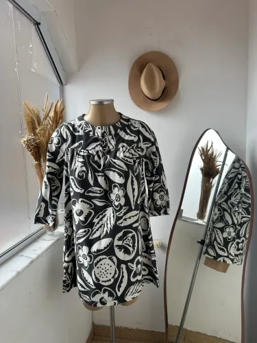 Vestido Hering estampa tam p 38 100% algodão