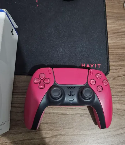 controle PS5 Cosmic Red Original com Caixa