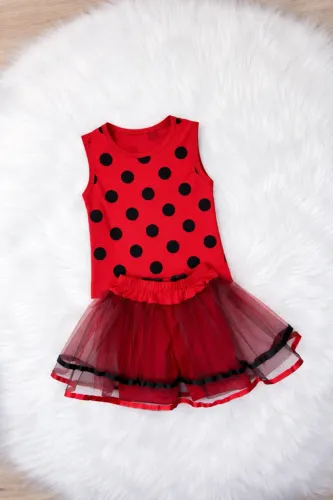 Roupa Fantasia Infantil Joaninha Fantasia 9 a 10 anos