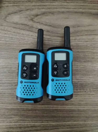 Motorola T100 par rádios talkbout azul 25km