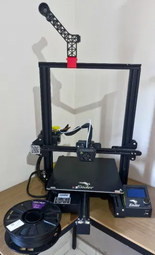 Impressora 3D Creality Ender 3 Max base de Vidro com Upgrades