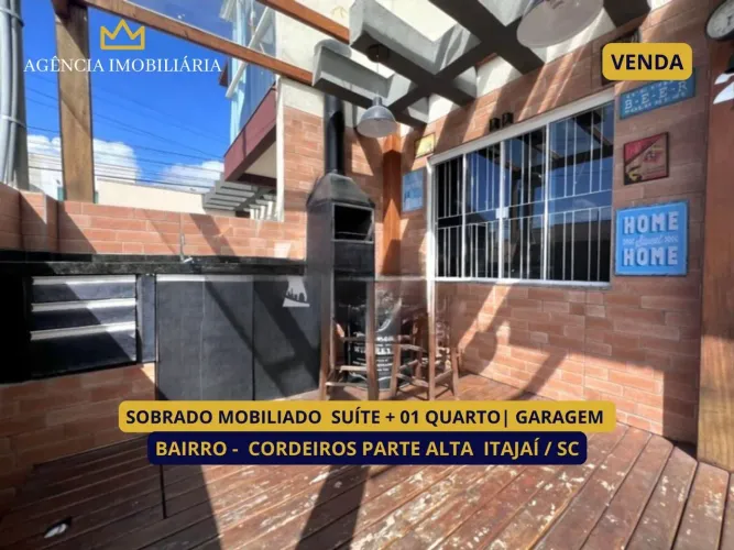 Sobrado com 2 dormitórios à venda, 71 m² por R$ 650.000,00 - Cordeiros - Itajaí/SC