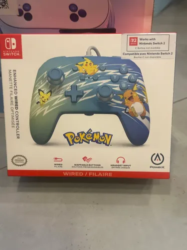 Controle Nintendo Edição Pikachu Evolution
